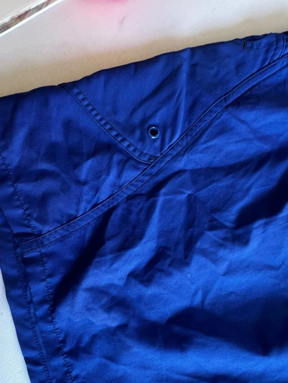 SPEEDO MEN’S TRUNKS SIZE XL ROYAL BLUE/BLACK COLORBLOCK DESIGN WATERPROOF POCKET